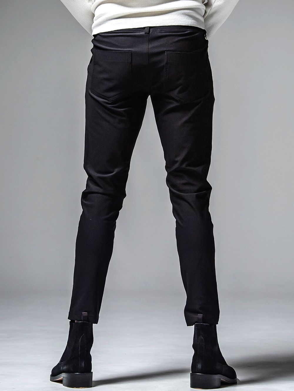 CHRIS EASY HEAT TUCK PANTS   (ブラック)  スラックス イージー タックパンツ