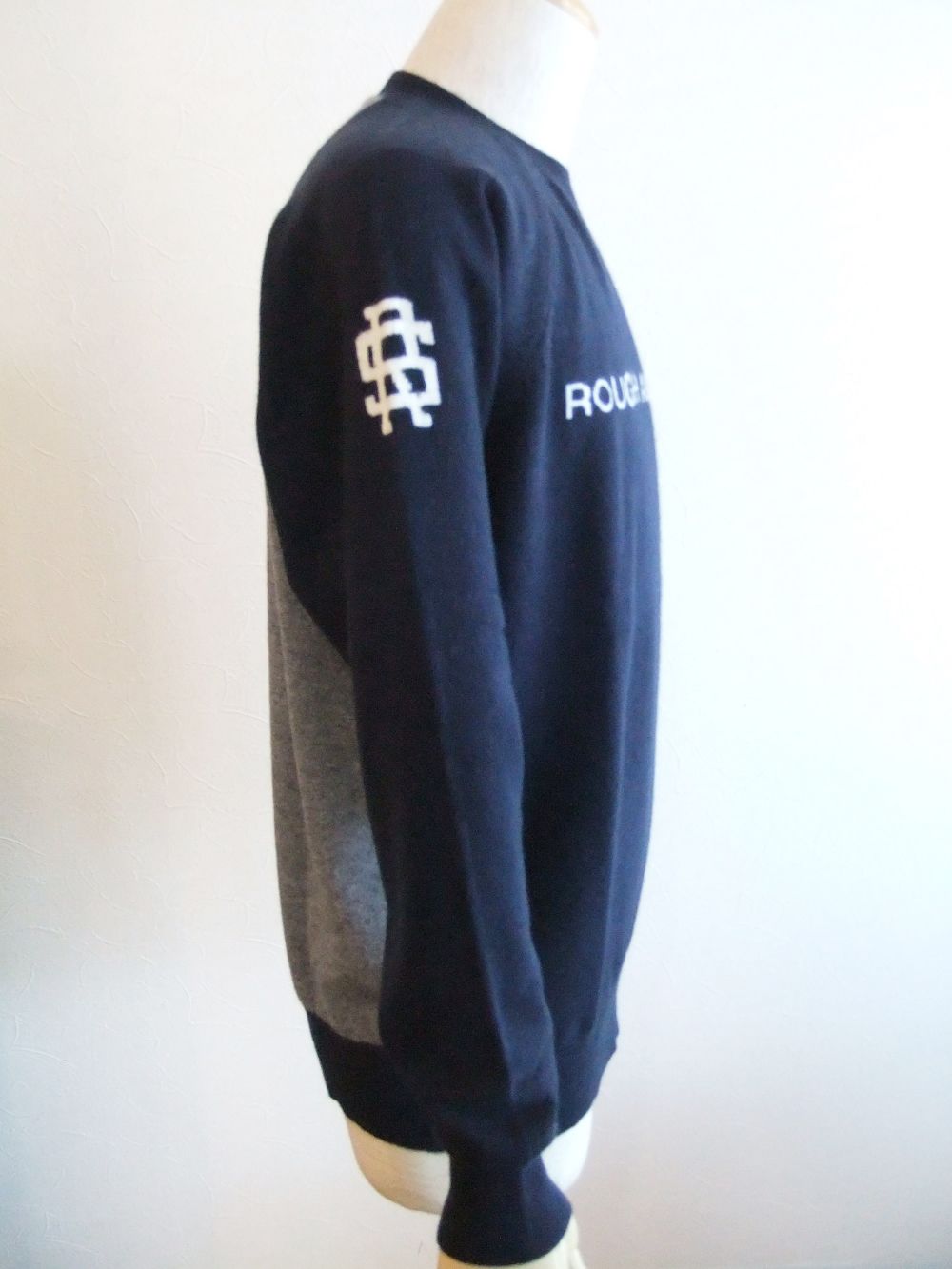 TOUR SWEATER 2022   12G カシミア クルーネックセーター ( ネイビー )  RSM-22275