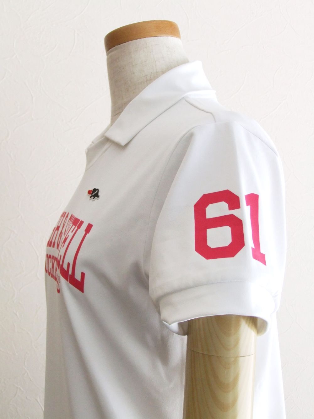 【LADIES】DUCKBILLS SKIPPER W.  (ホワイト)   半袖スキッパーポロ  RSL-21012
