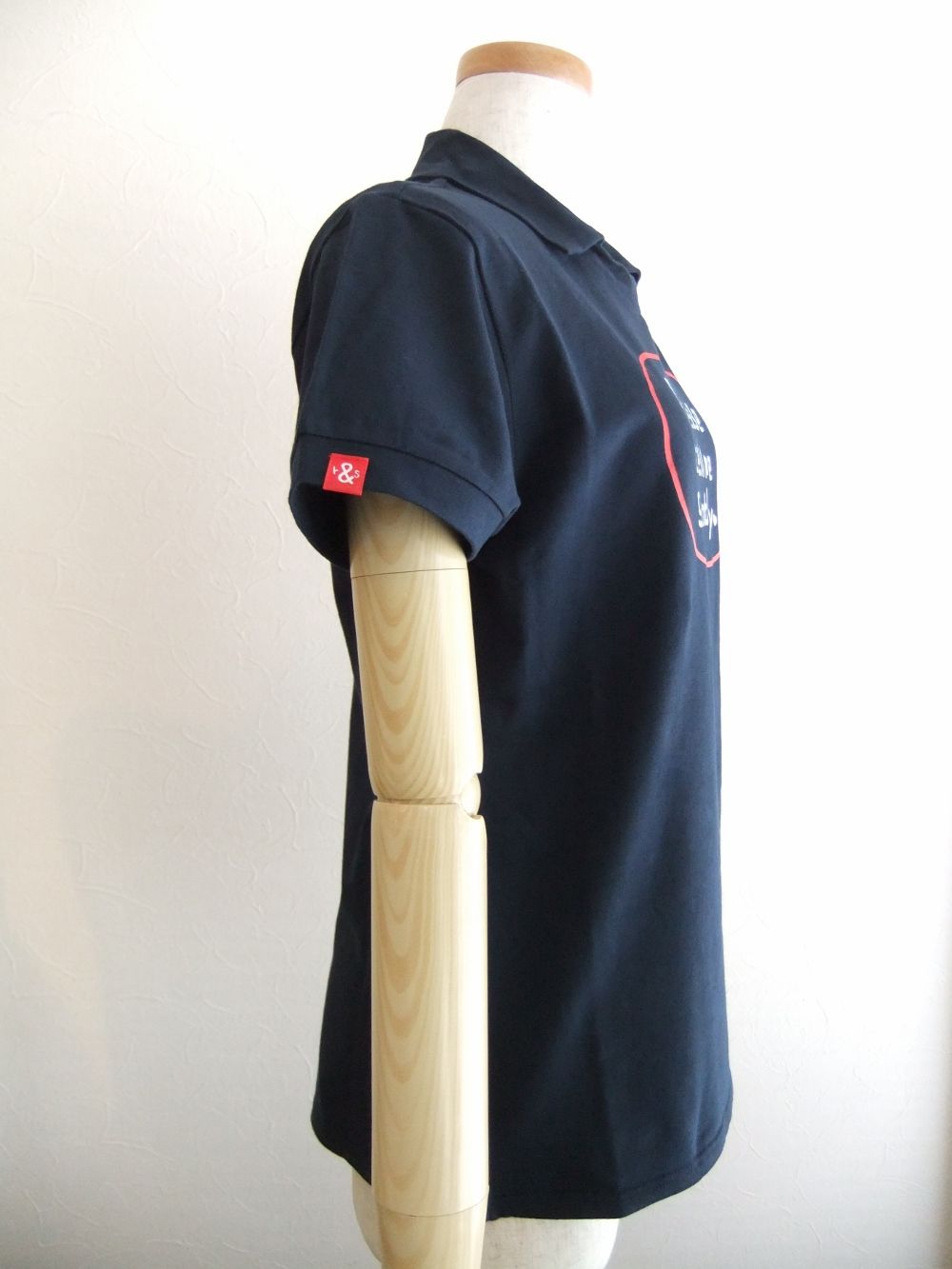【LADIES】CHATTY SKIPPER W.  (ネイビー)   半袖スキッパーポロ  RSL-21009