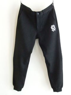 CALF PANTS ( ブラック )  ジャージー リブパンツ   RSM-21261