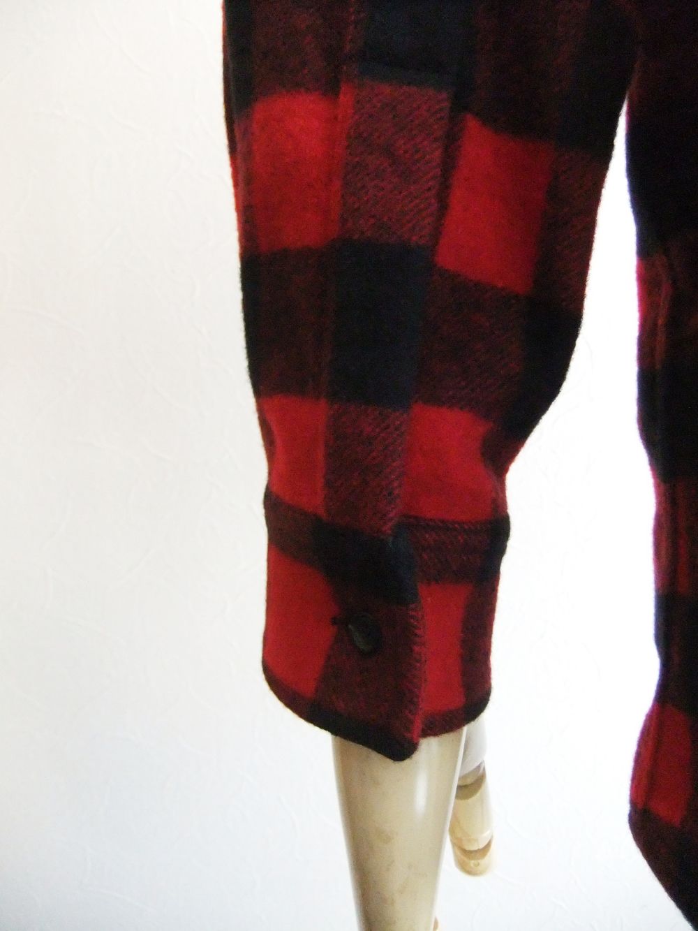 BIG LOGO CANADIAN RELAXED DAN SHIRT バッファローチェック柄 ウールシャツ