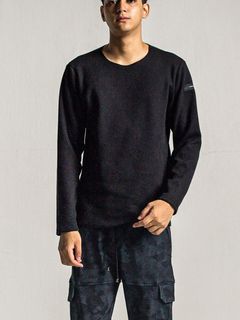 VELOURS FLEECE NEO THERMAL  (ブラック)  カットオフ ハニカム サーマル