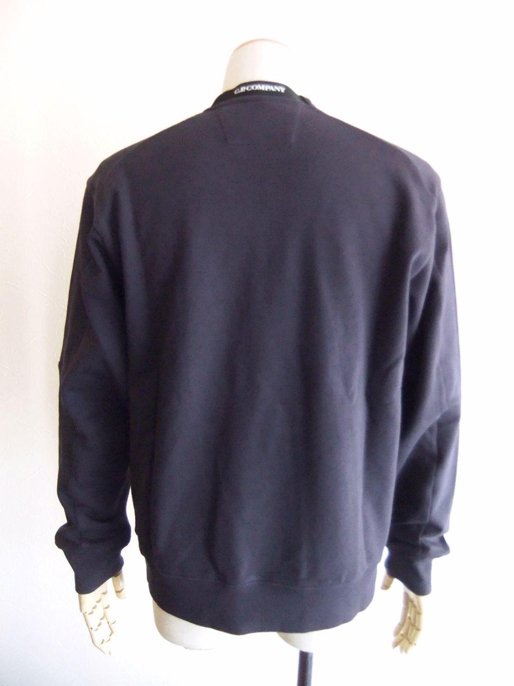 DIAGONAL RAISED FLEECE  SWEATSHIRT  (ダークパープル) クルーネック スウェットシャツ