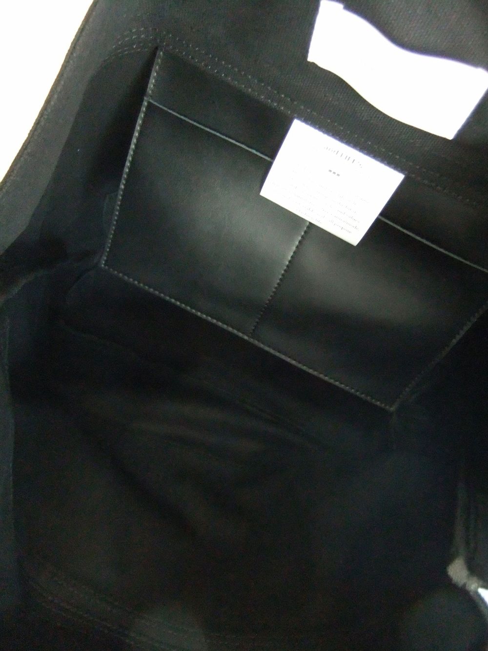 and LIFE's キャンバス × レザー ビッグ トートバッグ  (ブラック)  AL21W401BG