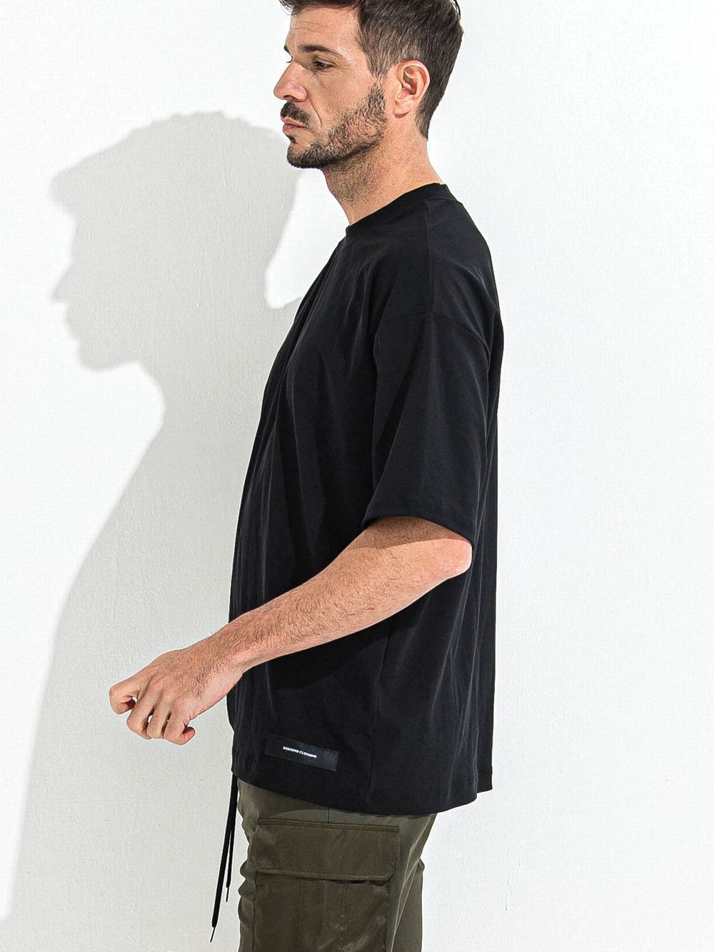 OX JERSEY OVER TEE  (ブラック)   オックス ジャージー オーバーTシャツ