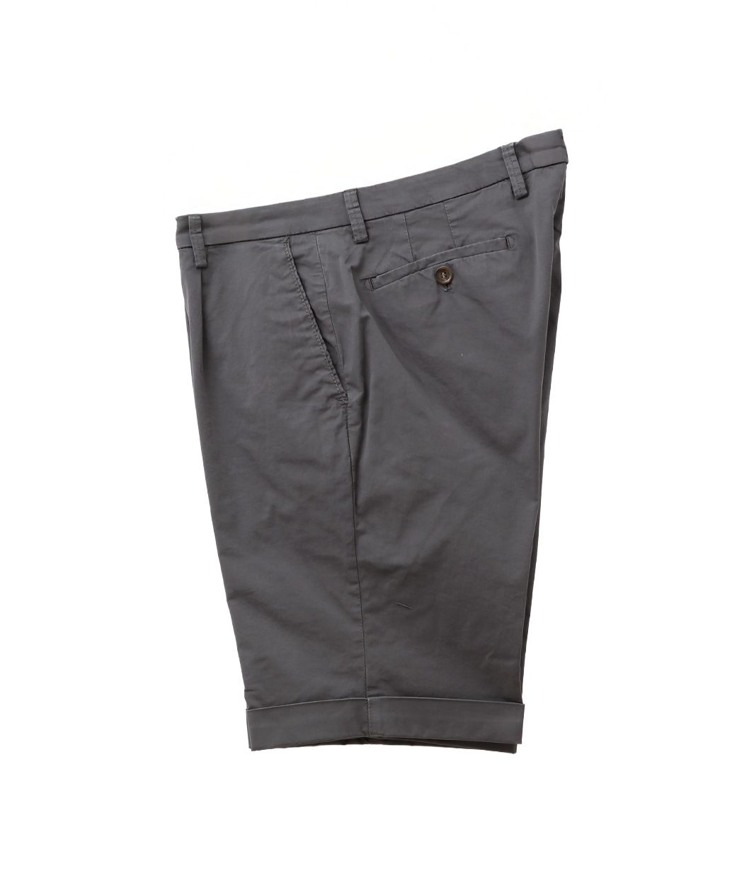 BRIGLIA 1949   ( グレー ) コットンストレッチ ワンプリーツスリムショーツ