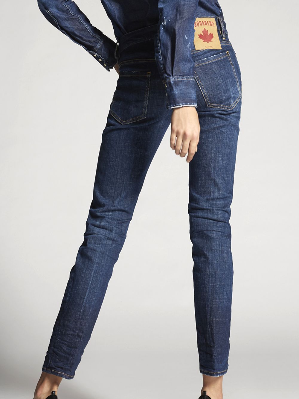 LADIES デニム  DARK BLUE WASH JENNIFER JEAN  S75LB0350