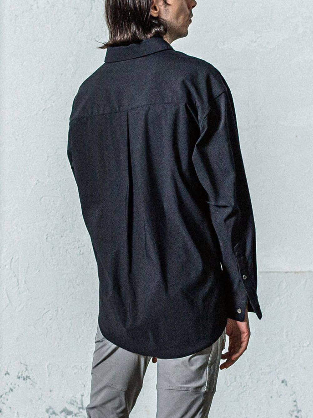 NYLON JACK SHIRTS （ブラック）  ナイロン シャツ ジャケット