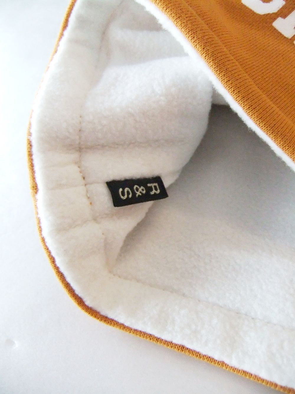 ANDY  NECK WARMER ( ネイビー × イエロー)  フリース/スウェット ネックウォーマー