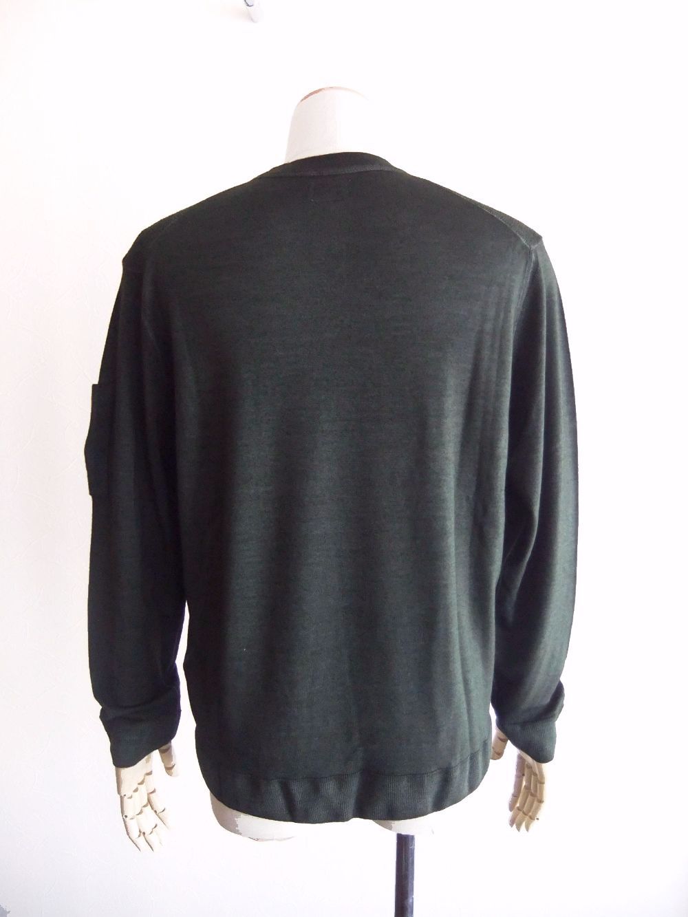 KNITWEAR CREW NECK IN FAST DYED MERINOS  ウール クルーネック セーター