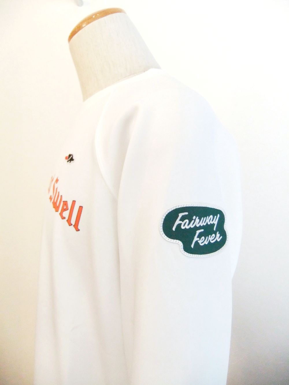 OXFORD SWEAT  ロゴ入りスウェットシャツ (ホワイト)  RSM-22203
