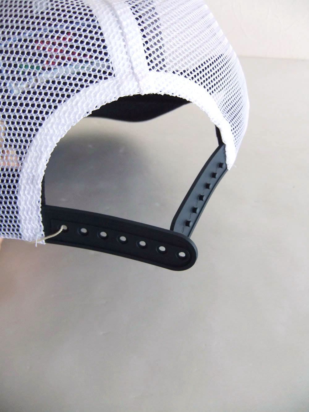 BEACH SIDE MESH CAP  (ネイビー)   ロゴ入り ワッペン付き キャップ    RSA-26004