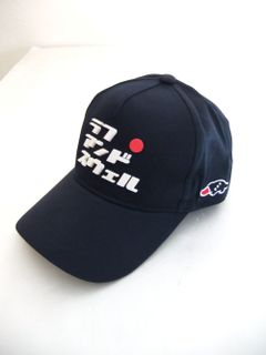 KATAKANA B.B. CAP  ( ネイビー )  ロゴ入りキャップ