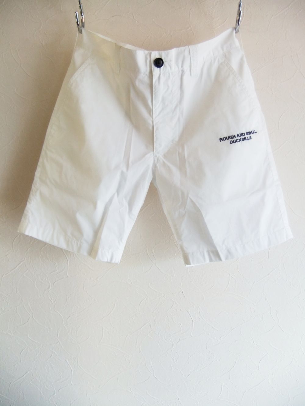 EARTH TOUR SHORTS (ホワイト)  コットンストレッチ ハーフパンツ   RSM-23047