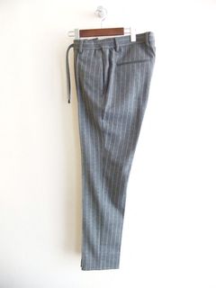 MASACCIO    チョークストライプジャージーパンツ   (グレー)   A5738