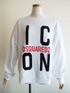 LADIES  ICON CREWNECK SWEATSHIRT  ロゴプリント スウェットシャツ  (ホワイト)  S80GU0039