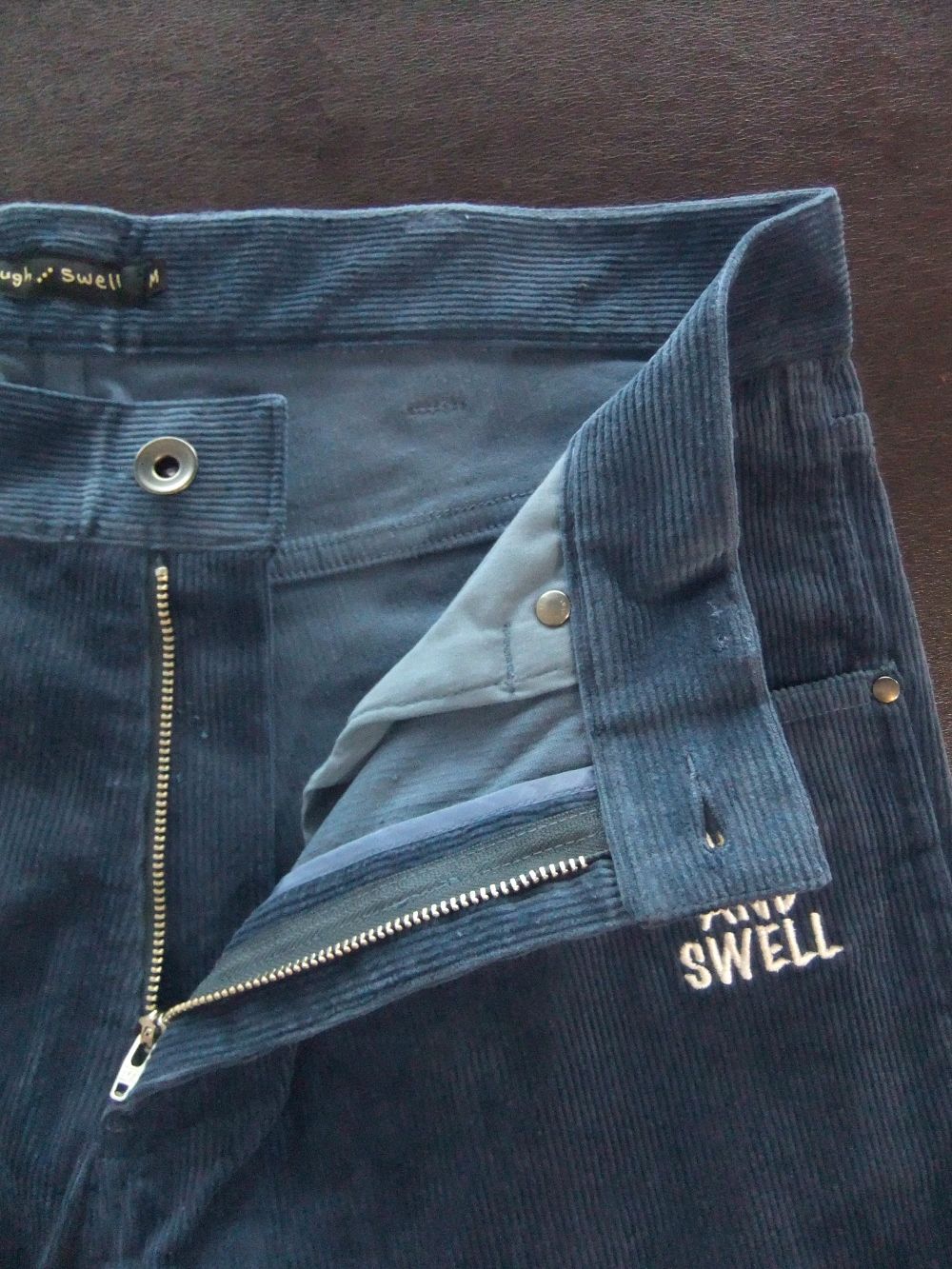HIGHLANDS PANTS  (ブルー) コットンストレッチ コーデュロイ 5Pパンツ   RSM-25267
