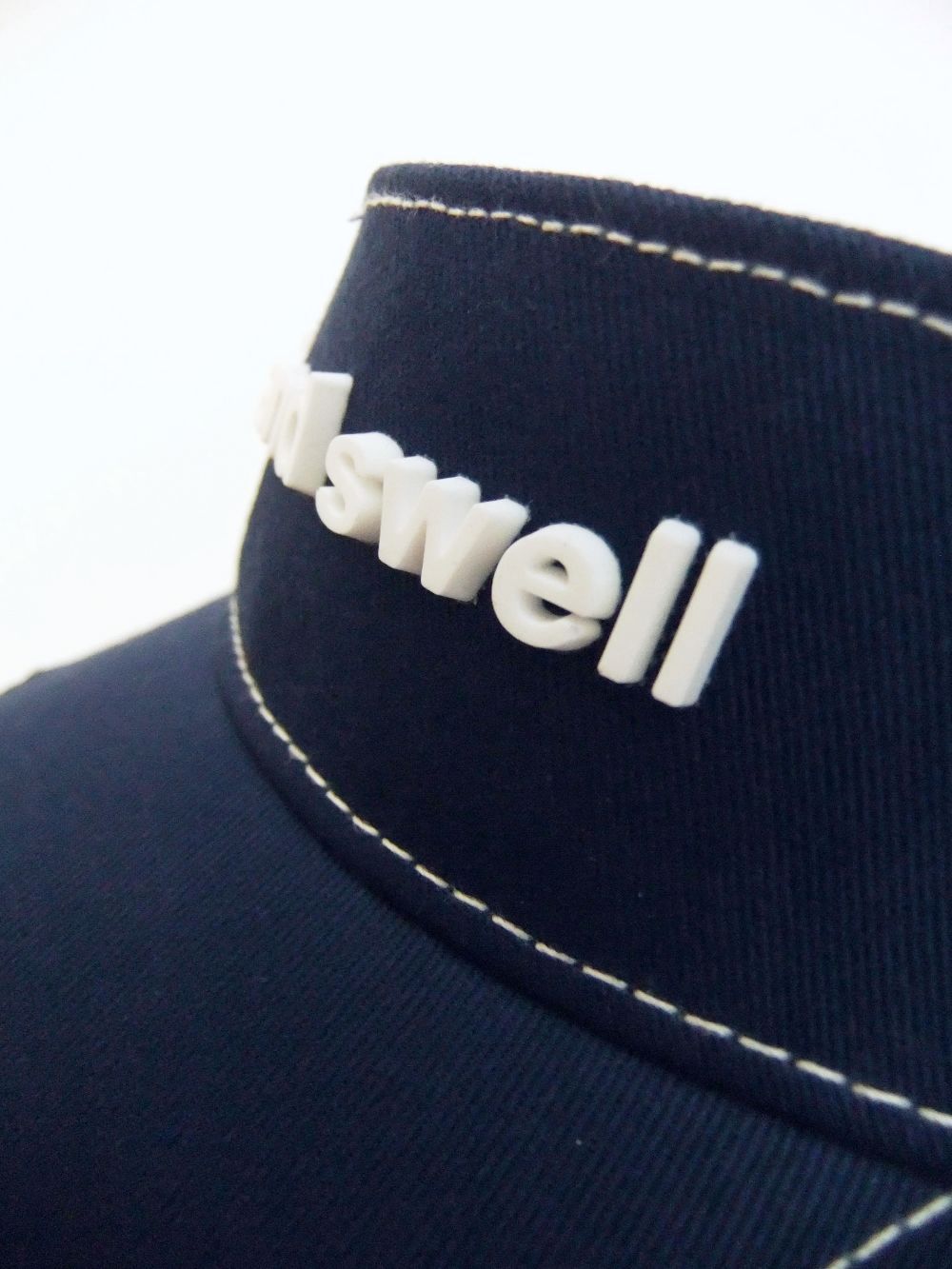 SIMPLE LOGO VISOR ( ネイビー) ロゴ入りサンバイザー  RSA-21013