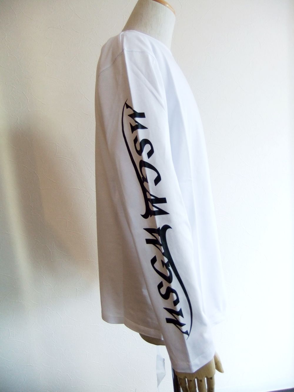 袖ロゴ コットン 長袖 Tシャツ   MM82