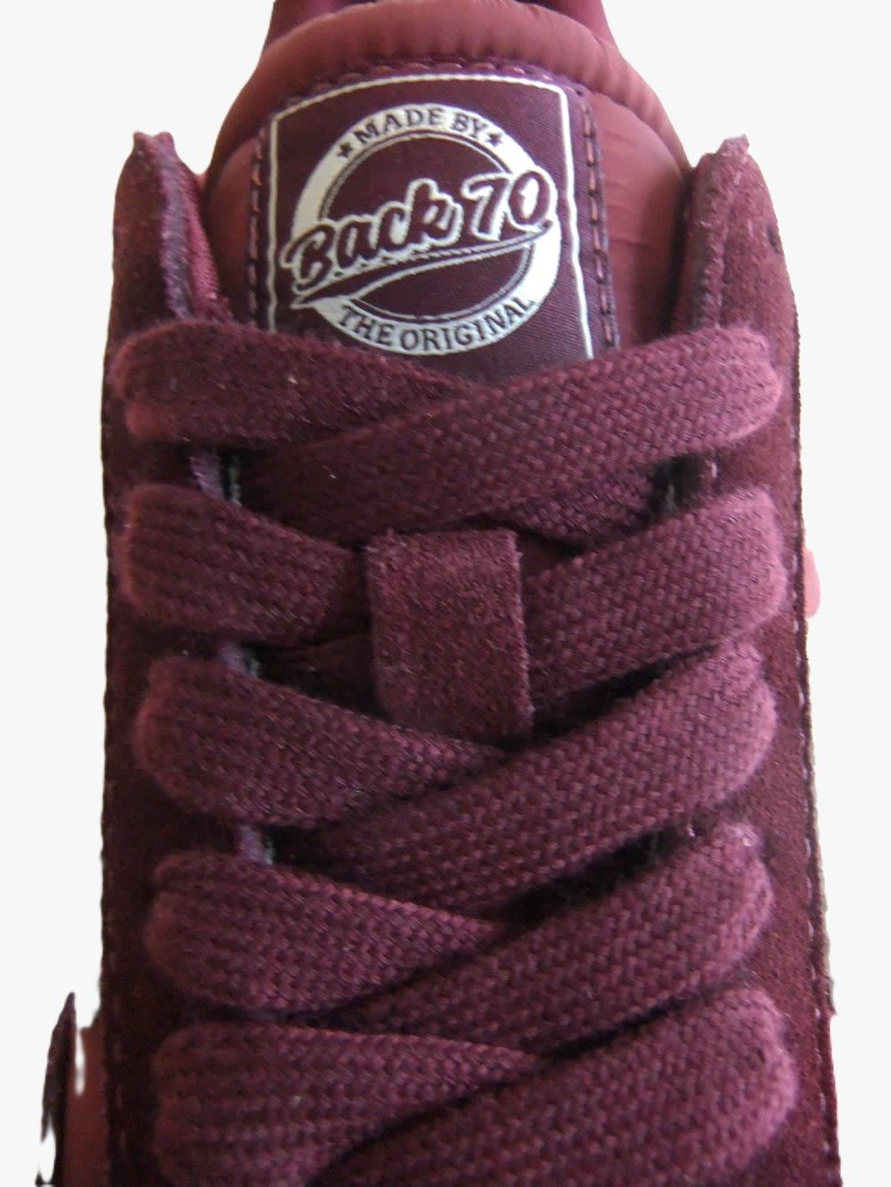 【BACK70】 FIRE BALL SPONGY NYLON BUTTER 70  （ワイン） ファイヤーボール ナイロン スニーカー