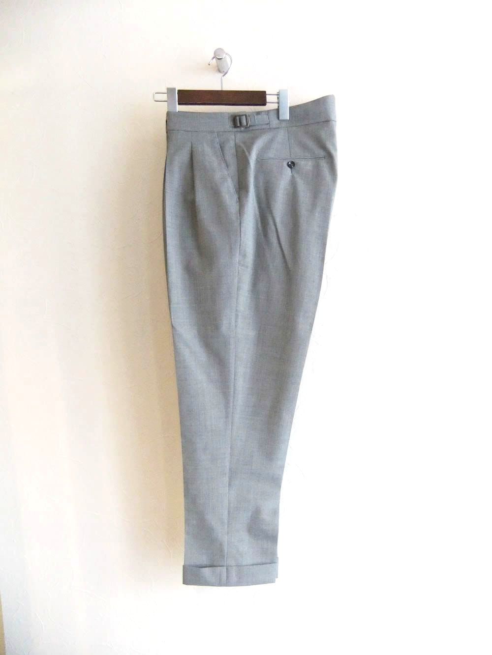 MORELLO SCOTCH   スコッチ テックウール 2プリーツパンツ