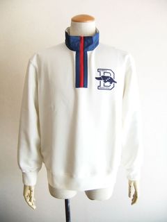 BIG D ZIP SWEAT  ロゴ入りハーフ ZIP スウェットシャツ   RSM-24209