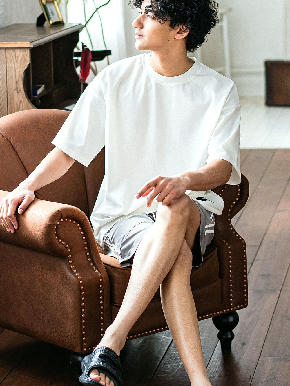 OX JERSEY OVER TEE  (ホワイト)   オックス ジャージー オーバーTシャツ