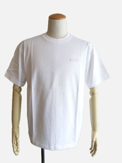 TEE-R  (ホワイト)  ロゴ半袖 Tシャツ