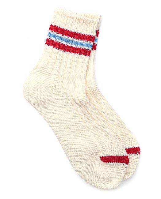CAMP SOCKS SHORT   リブソックス ( レッド )