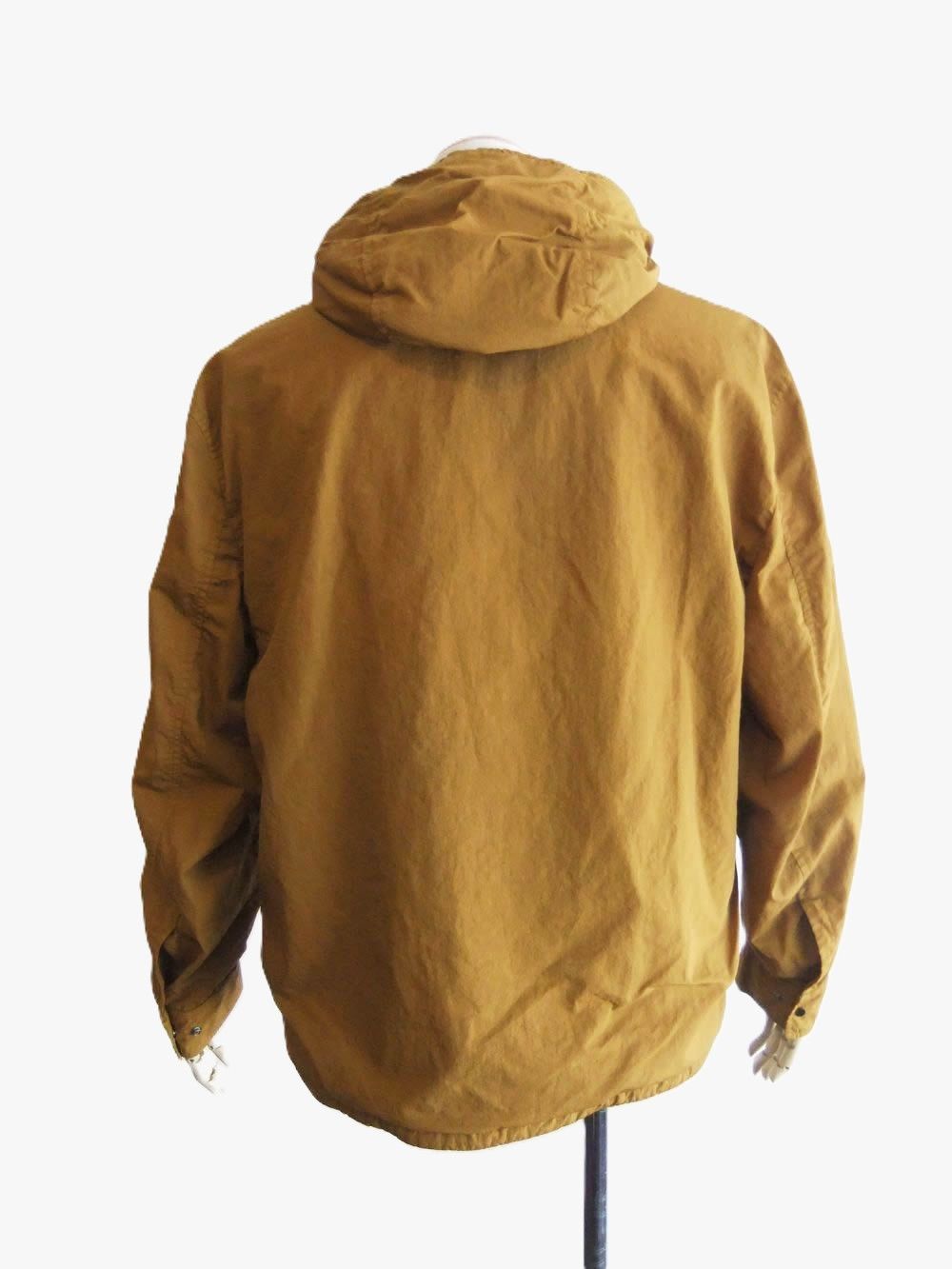 T-ST NYLON HOODED LENS OVERSHIRT  (キャメル) ジップアップ パーカー ブルゾン