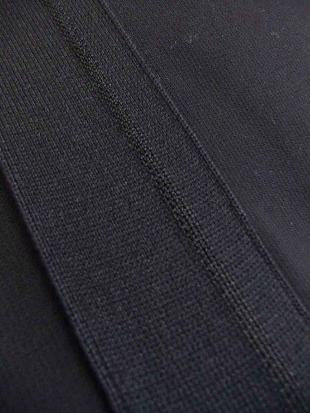 サイドライン ワイドパンツ  (ブラック)