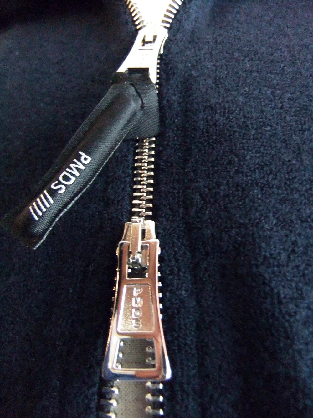 MATMA   パイル  ZIP UP 切替パーカー