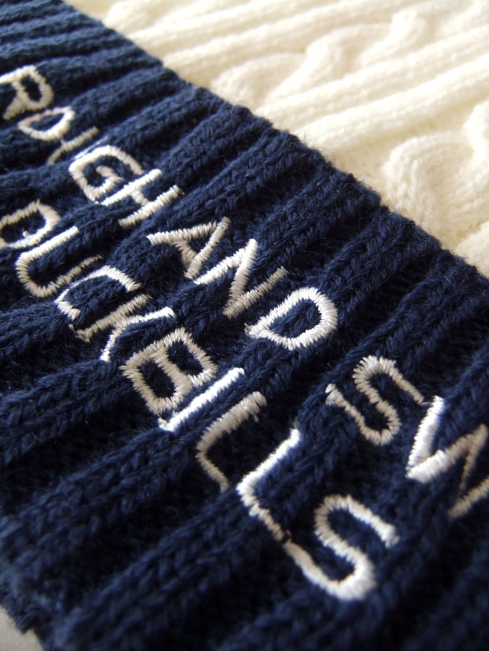 ARAN BEANIE   ロゴニットキャップ  ( ネイビー )   RSA-25208