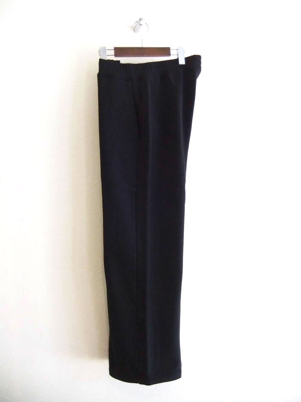 COTTON PANT OVER   (ブラック)  スウェットパンツ