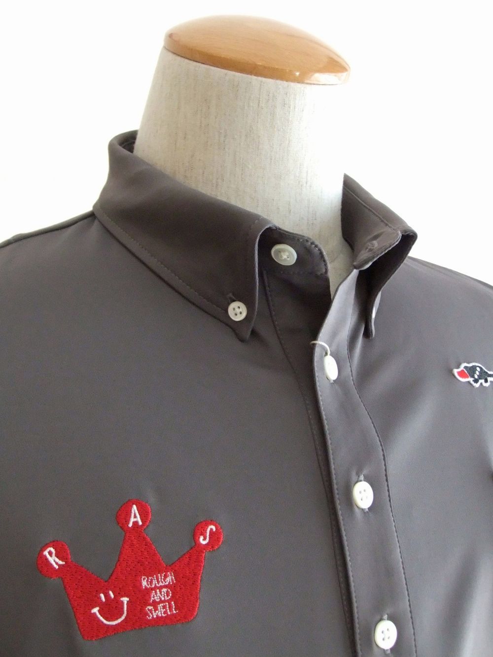 DADS' POLO  (ブラウン)  半袖ポロシャツ