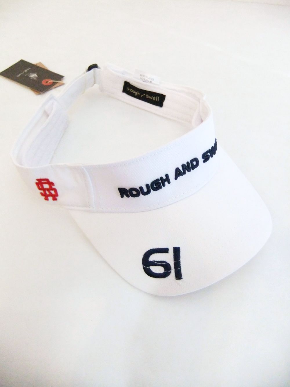 TEAM DUCKBILLS SUN VISOR (ホワイト) ロゴ入り サンバイザー  RSA-23003
