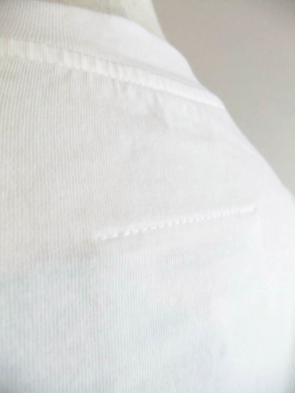 【レディース】MM⑥ MAISON MARGIELA    (ホワイト)  シグネチャー ジャージーTシャツ