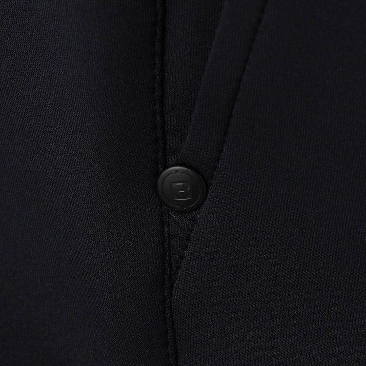 MENS 3D LOGO SLIM PANTS  (ブラック) ロゴ ストレッチジャージパンツ