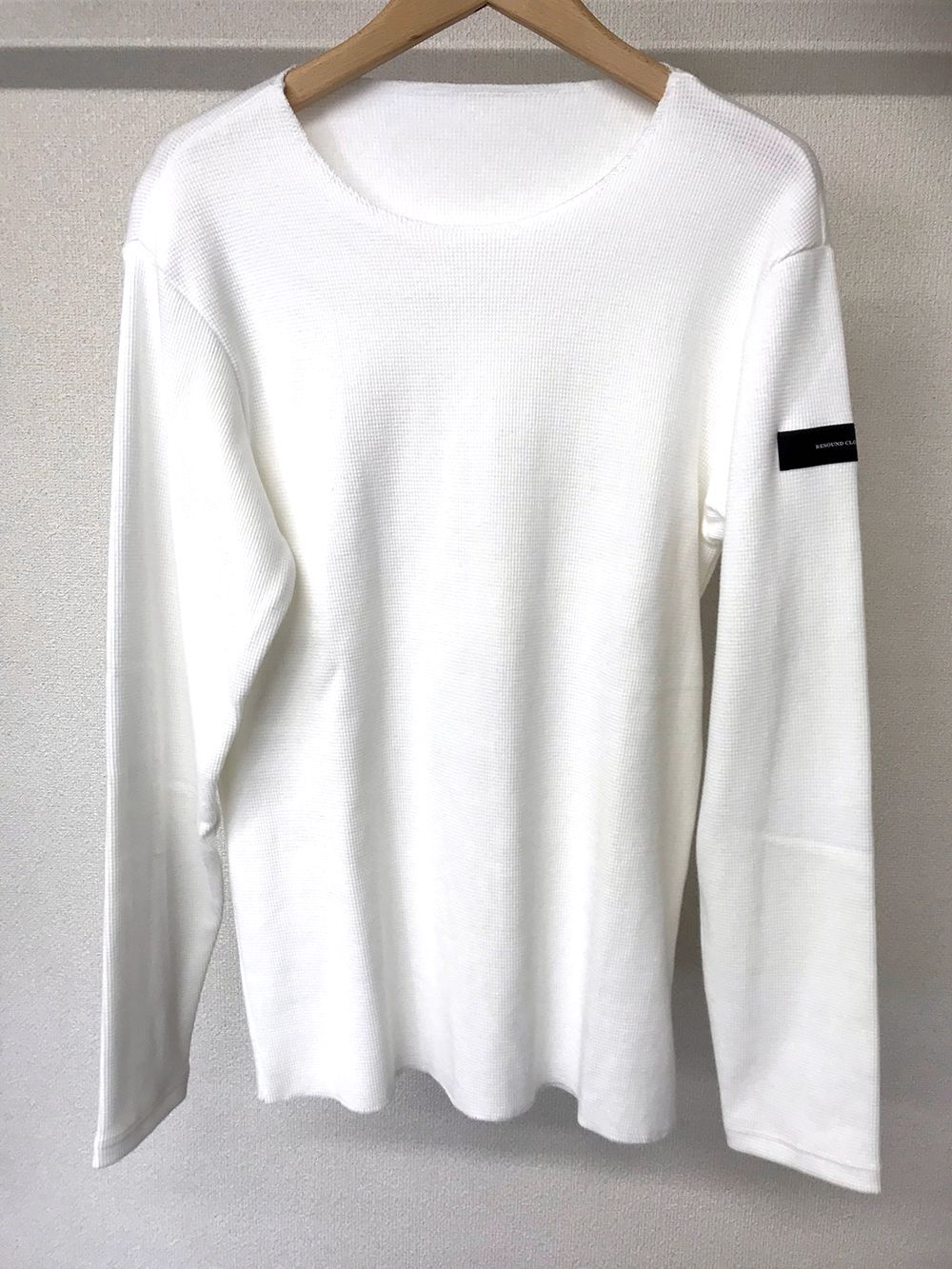 ST COTTON waffle thermal  (ホワイト)  ワッフル カットオフサーマル