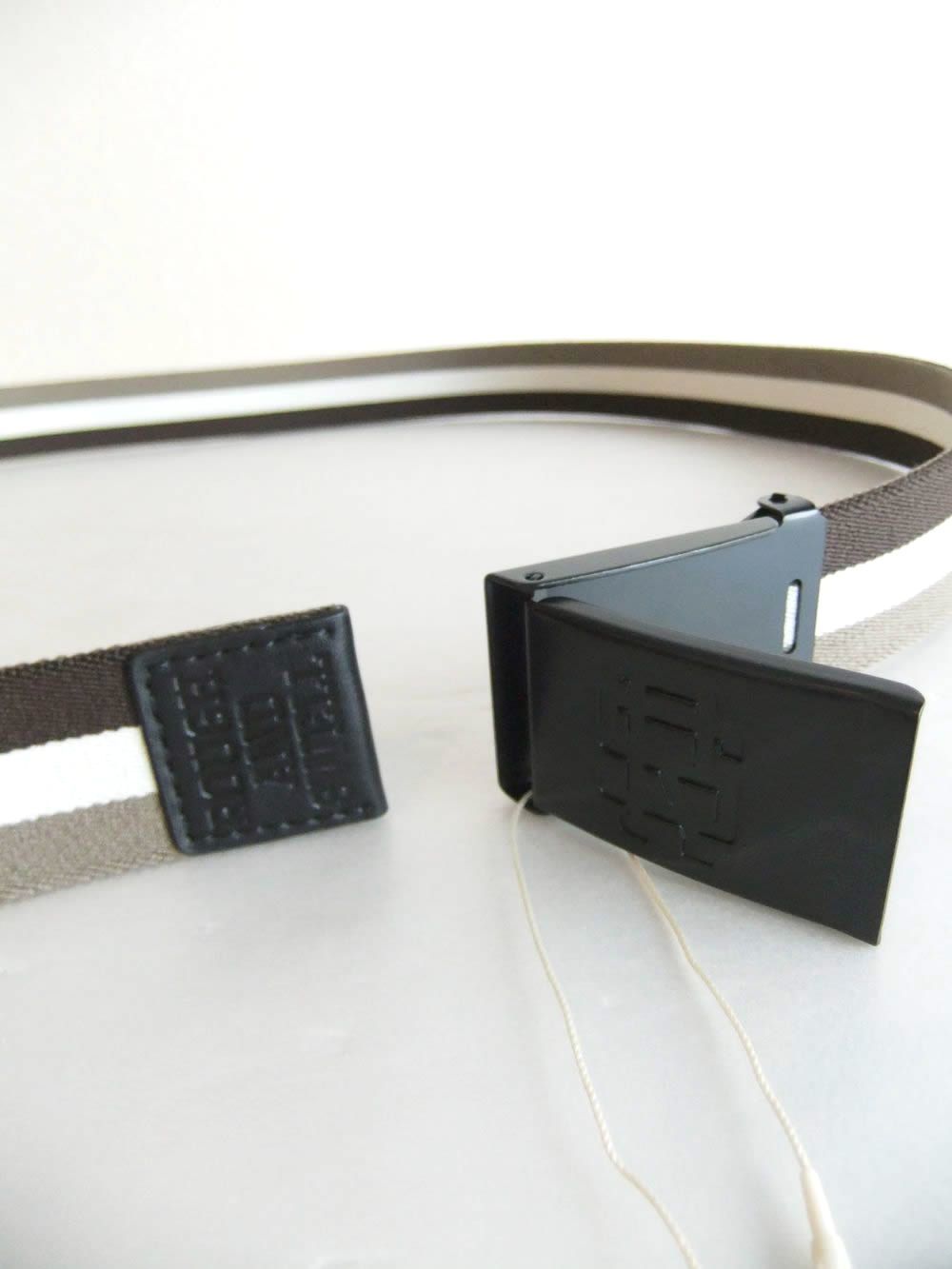 TRICOLOR GI BELT    R&S ロゴベルト  (ブラウン)   RSA-26215