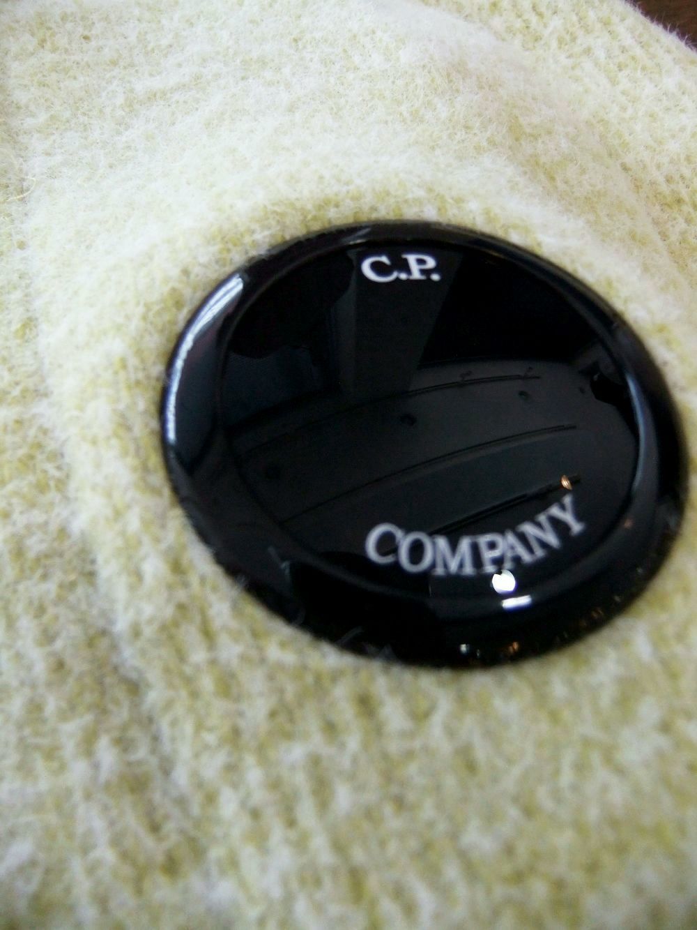 FLEECE KNIT JUMPER  (イエロー) ウール クルーネック セーター