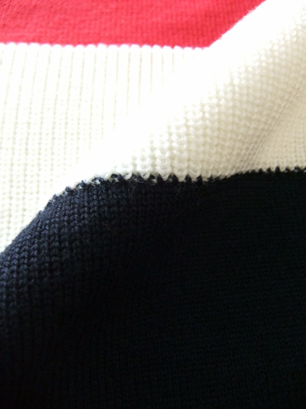 D2 THREE COLORS ROUND NECK PULLOVER  ウール ロゴ クルーネックセーター  S71HA1175