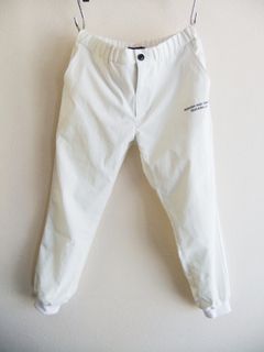 SASUKE EASY PANTS (ホワイト) リブ  4WAY ストレッチ パンツ   RSM-23049