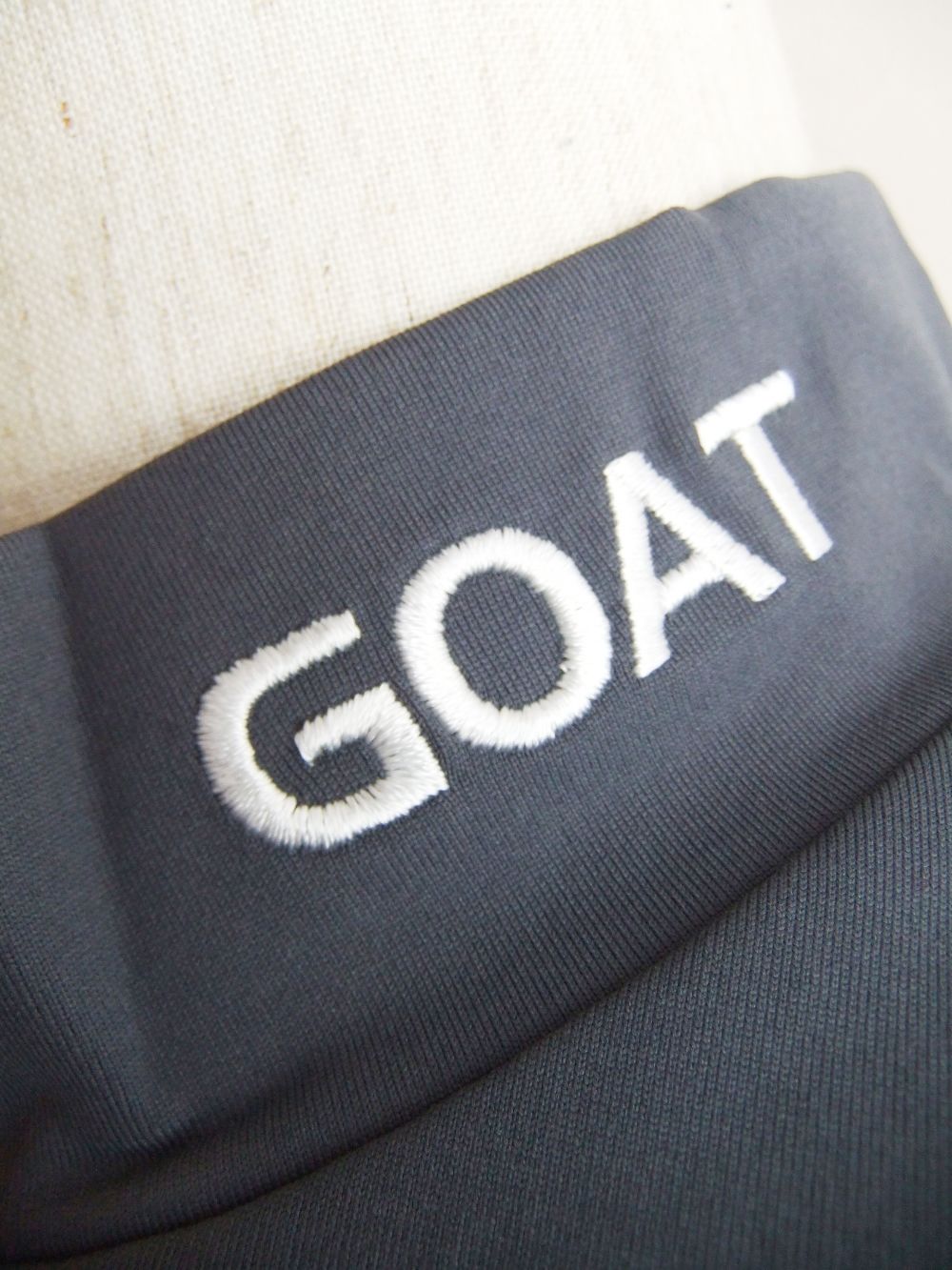 GOAT MOCK  (グレー) モックネック 半袖ポロシャツ RSM-23024