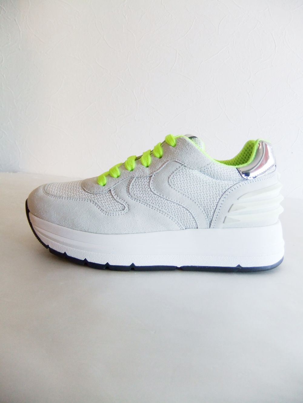 〈LADIES〉 MARAN POWER  メッシュ × レザー  スニーカー (ホワイト) 1N40