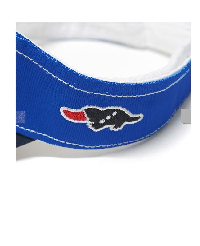 SMILE SUN VISOR  (ブルー) ロゴ入りサンバイザー  RSA-25009