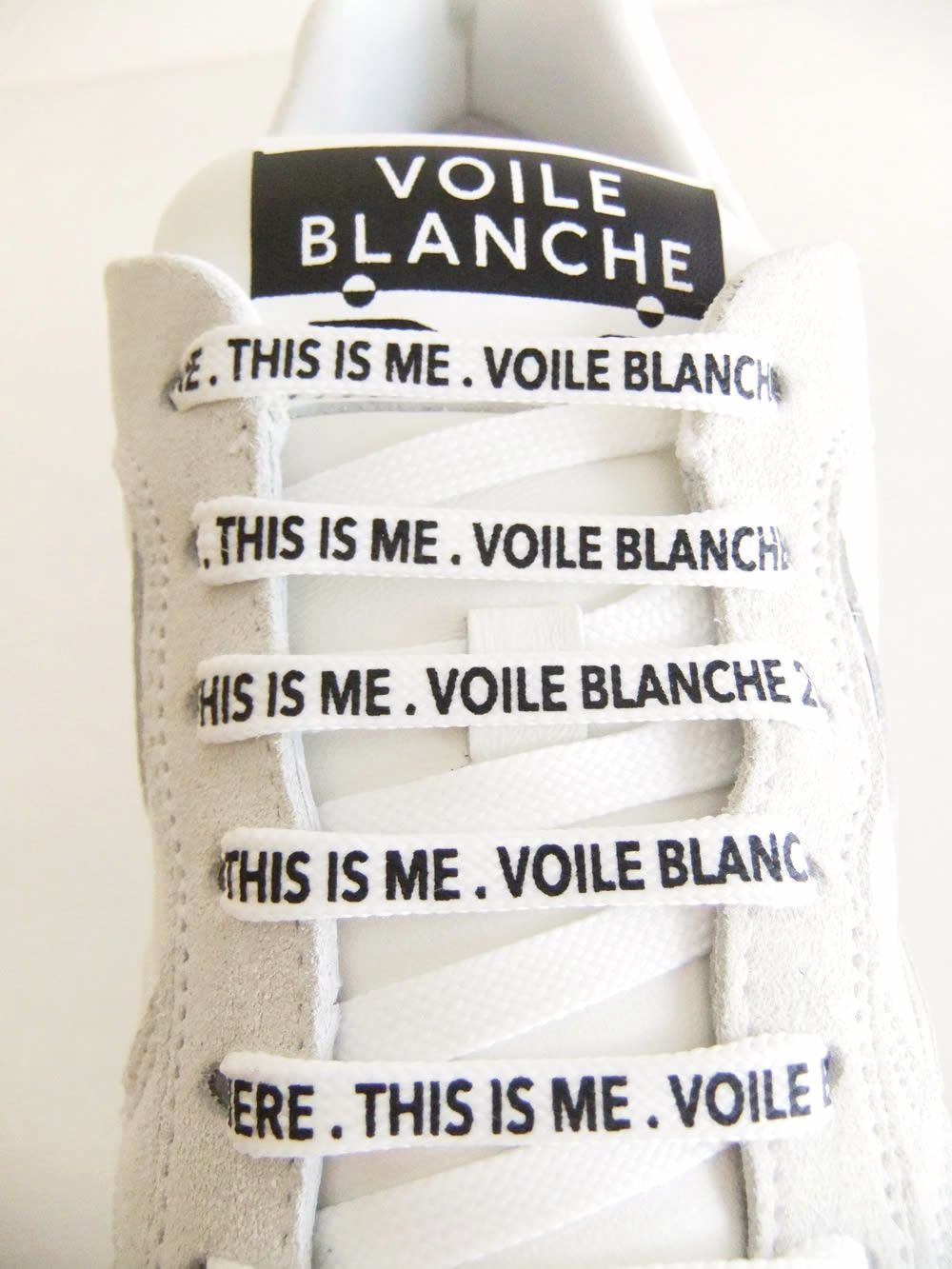 PARIS STUDS   (ホワイト)  レザー × スエード  スニーカー