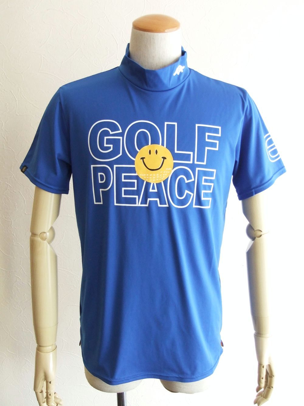 rough & swell モックネック 半袖ポロシャツ rough & swell - COUNTRY CLUB MOCK (ネイビー) モックネック