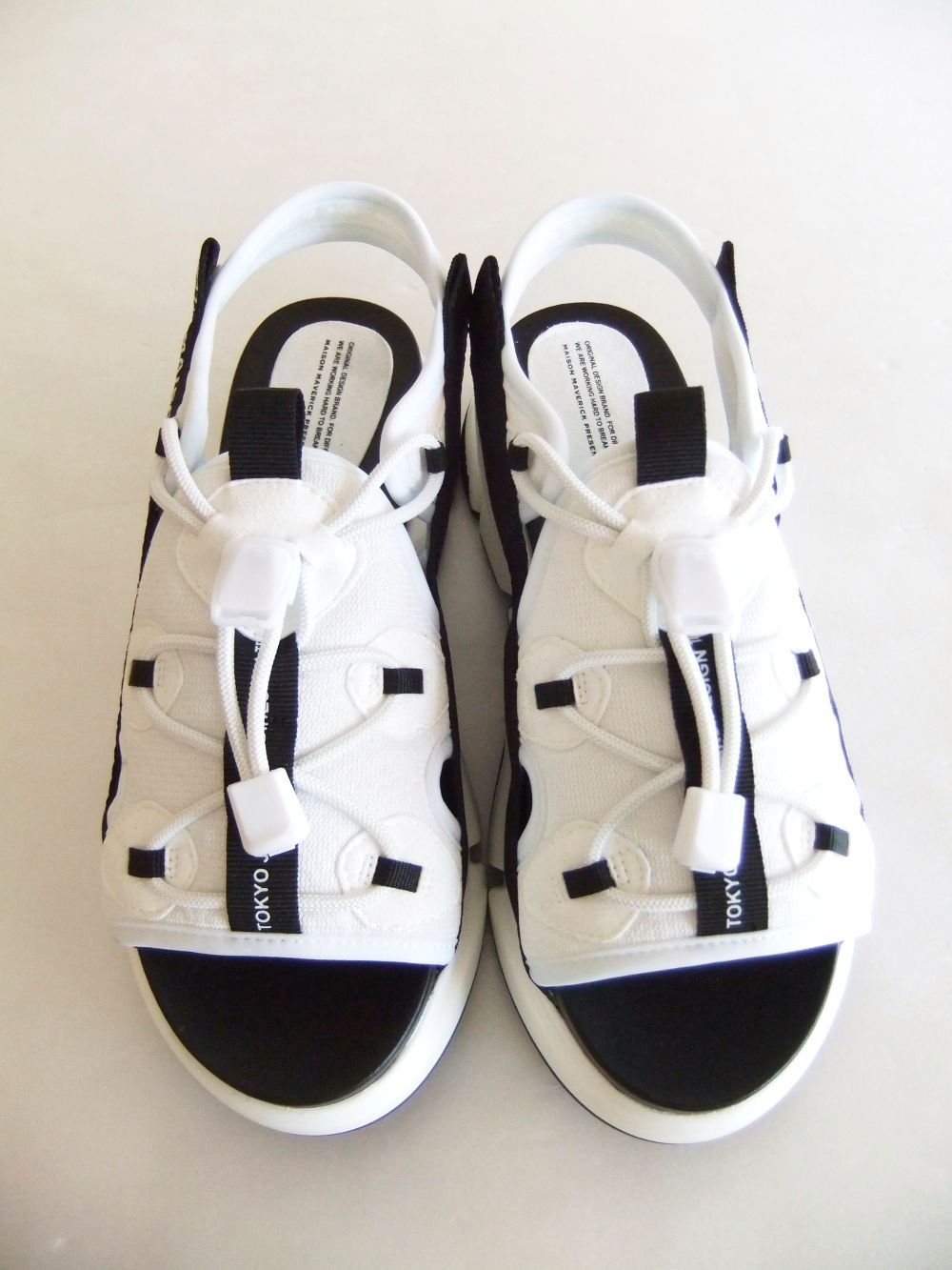 LOGO DAD SANDALS SNEAKERS  ダッド サンダル スニーカー  (ホワイト) MS2326
